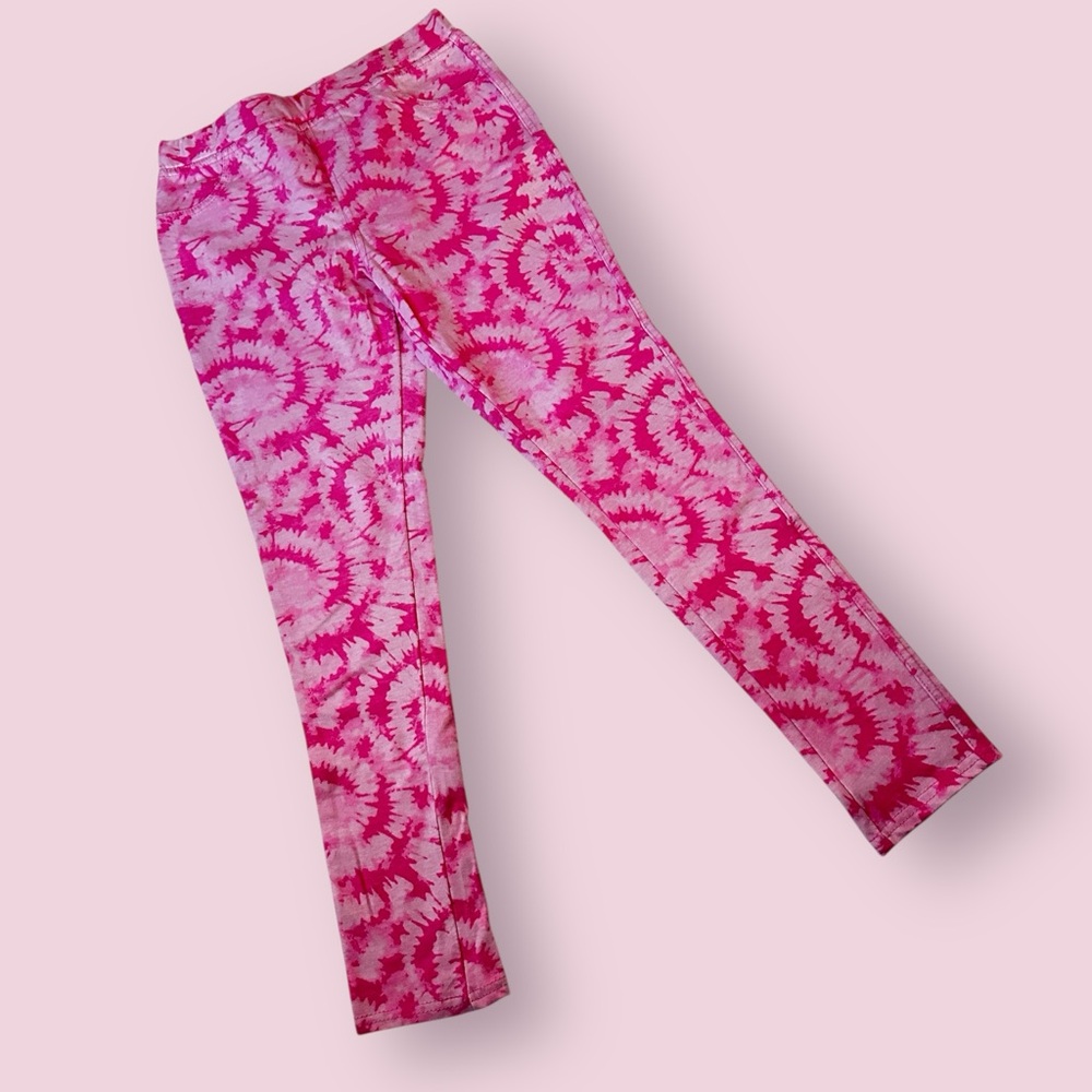 5x$25 Colette Lilly Pink Tie-Dye Jeggings, 14-16